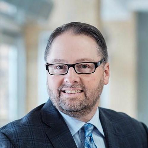 Portrait of Interim President Dennis Johnson 