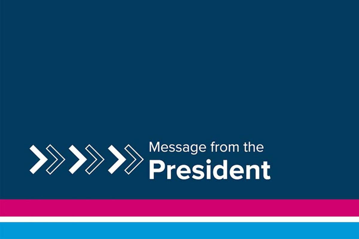 Message from the President