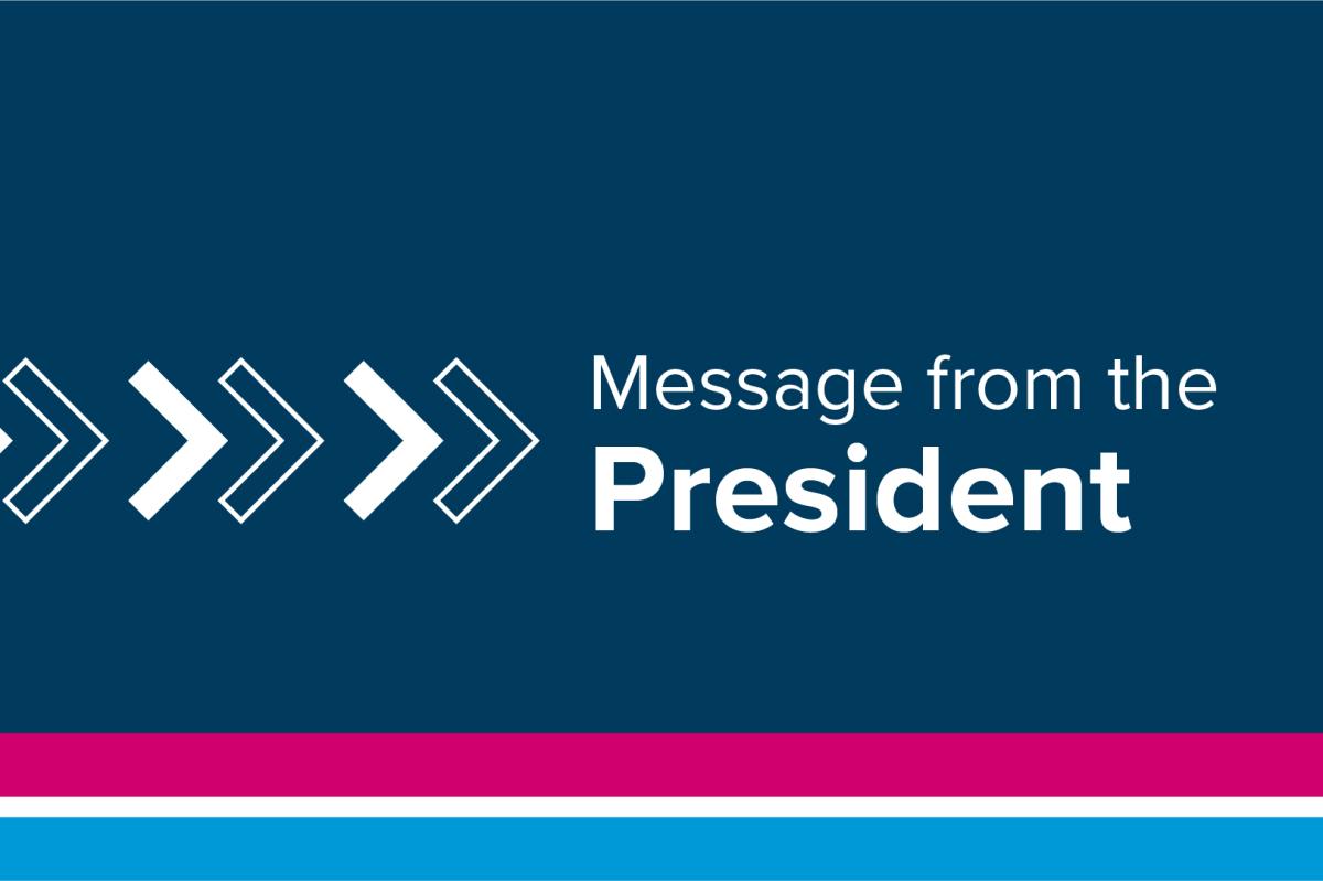 President’s Message On The Crisis In The Middle East | Governance ...