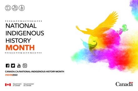 National Indigenous History Month graphic